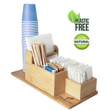 Carica l'immagine nel visualizzatore di Gallery, FMC SOLUTION Porta Accessori da caffè e Tea in bambù per 100% Natural Bambù - Ilgrandebazar