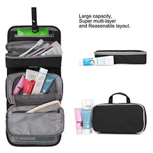 Carica l'immagine nel visualizzatore di Gallery, Wind Took Bolsa da Toilette Beauty Case Viaggio Wash Bag Appendibile Nero