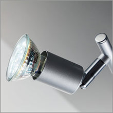 Carica l'immagine nel visualizzatore di Gallery, B.K. Licht Faretti LED da soffitto orientabili, include 2 lampadine GU10 da... - Ilgrandebazar
