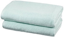 Carica l'immagine nel visualizzatore di Gallery, AmazonBasics - Set di asciugamani ad asciugatura 2 teli bagno, Blu Ghiaccio - Ilgrandebazar