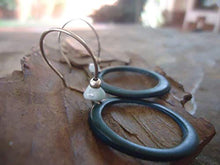 Carica l'immagine nel visualizzatore di Gallery, ORECCHINI TRIBALI tagua - grandi ganci &amp; Stones