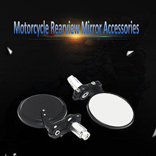 Carica l'immagine nel visualizzatore di Gallery, KKmoon 22mm Black Motorcycle Round 7/8"Bar End Rearview Side Specchi per... - Ilgrandebazar