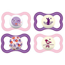 Carica l'immagine nel visualizzatore di Gallery, MAM Day &amp; Night Air - Ciuccio in silicone, 16 + Night, set da 4...