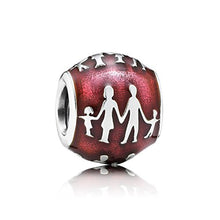 Carica l'immagine nel visualizzatore di Gallery, Family Silhouette Charm in argento Sterling 925 ciondoli Pandora,... - Ilgrandebazar