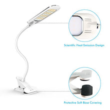 Carica l'immagine nel visualizzatore di Gallery, OxyLED Lampada da scrivania con 24 luci T34 White Clip Table Lamp - Ilgrandebazar