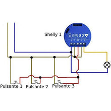 Carica l'immagine nel visualizzatore di Gallery, Shelly 1 Open Source WiFi, Smart WiFi Relais Switch, Alexa,Google Home