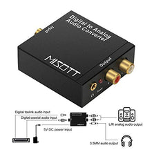 Carica l'immagine nel visualizzatore di Gallery, MISOTT Audio Digitale a Convertitore di Analog DAC, SPDIF Toslink Coaxial a...