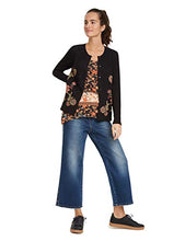 Carica l'immagine nel visualizzatore di Gallery, Desigual Sweat Daniela Felpa Donna M, Nero (Negro 2000) - Ilgrandebazar