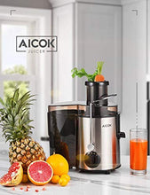 Carica l'immagine nel visualizzatore di Gallery, Centrifuga Frutta e Verdura Aicok Estrattore di Succo a Freddo con Argento - Ilgrandebazar
