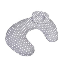 Carica l'immagine nel visualizzatore di Gallery, Cuscino allattamento Neonato da 22inch, Grey--Star - Ilgrandebazar