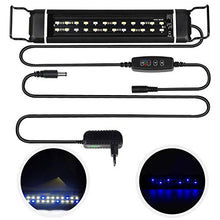 Carica l'immagine nel visualizzatore di Gallery, CPROSP Illuminazione a LED per Acquario con Timer, 3 Colori 12W 28-46CM