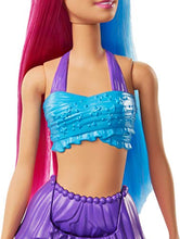 Carica l'immagine nel visualizzatore di Gallery, Barbie- Dreamtopia Bambola Sirena con Capelli Rosa e Blu Giocattolo per... - Ilgrandebazar