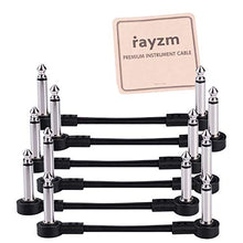 Carica l'immagine nel visualizzatore di Gallery, Rayzm cavo patch piatto per chitarra, di collegamento da 6.35mm 6 unità - Ilgrandebazar