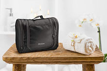 Carica l'immagine nel visualizzatore di Gallery, Borsetta da bagno appendere con specchio e tasche interne per uomini,...
