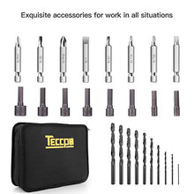Carica l'immagine nel visualizzatore di Gallery, Trapano Avvitatore Batteria12V, TECCPO Professional a Batteria 27Nm,... - Ilgrandebazar
