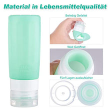Carica l'immagine nel visualizzatore di Gallery, Morfone Bottiglie da Viaggio in Silicone,16 pezzi set viaggio mit...