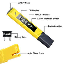 Carica l'immagine nel visualizzatore di Gallery, ASUN 3 in1 Digital TDS+EC+Misuratore di Temperatura e PH Meter,Digital... - Ilgrandebazar