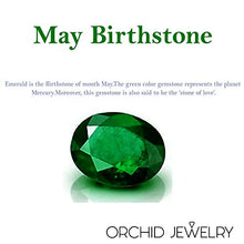 Carica l'immagine nel visualizzatore di Gallery, Orchid Jewelry Smeraldo, Smeraldo Gioielli Per Donna | Green Cuscino