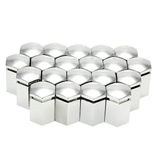 Carica l'immagine nel visualizzatore di Gallery, KKmoon Set di 20Pz 17mm Auto Pneumatico Dado Bullone Copertura argento