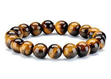 Carica l'immagine nel visualizzatore di Gallery, Occhio di Tigre Bracciale in vera Naturale, Energia Braccialetti Per Uomo... - Ilgrandebazar