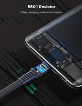Carica l'immagine nel visualizzatore di Gallery, UGREEN Cavo USB C, Piatto Ricarica Rapida 3A, Tipo C Compatibile 2m