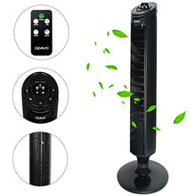 Carica l'immagine nel visualizzatore di Gallery, OZAVO Ventilatore a Torre con Timer | 3 Livelli di Potenza | Oscillazione a...