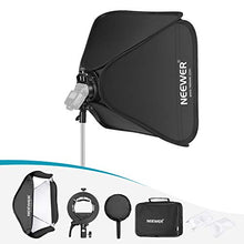 Carica l'immagine nel visualizzatore di Gallery, Neewer 80x80cm Softbox con Attacco Bowens + Staffa-S2 per Flash con...