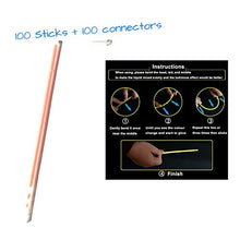 Carica l'immagine nel visualizzatore di Gallery, Adelama Braccialetti Luminosi Fluorescenti Fluo per Feste Glowstick Party... - Ilgrandebazar