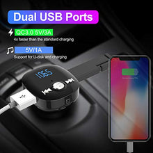 Carica l'immagine nel visualizzatore di Gallery, Trasmettitore FM Bluetooth, Clydek V5.0 Bluetooth Adattatore per Autoradio...