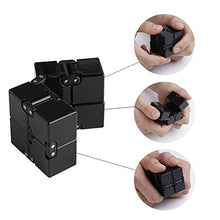 Carica l'immagine nel visualizzatore di Gallery, Funxim Infinity Cube Toy per Adulti e Bambini, Nuova Versione Fidget Nero - Ilgrandebazar