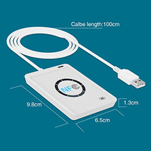 Carica l'immagine nel visualizzatore di Gallery, NIERBO Lettore NFC Scrittore di Smart Card ACR122U RFID...