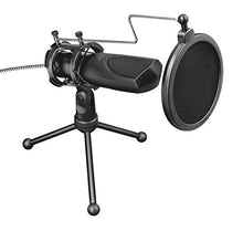 Carica l'immagine nel visualizzatore di Gallery, Trust GXT 232 Mantis Microfono USB per Streaming, Shock-Mount, Filtro Pop e...