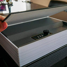Carica l'immagine nel visualizzatore di Gallery, Ohuhu Cassaforte a Forma di Libro con Lucchetto a Combinazione Nero - Ilgrandebazar