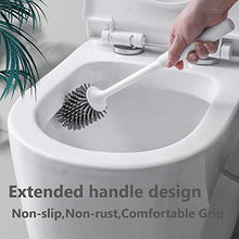 Carica l'immagine nel visualizzatore di Gallery, AMAYGA Scopino,Scopino e Supporto per Toilette,Set di Spazzole WC in...