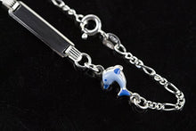 Carica l'immagine nel visualizzatore di Gallery, AKA Gioielli - Bracciale Targhetta Identificativa Bambini Argento 925 con...