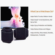 Carica l'immagine nel visualizzatore di Gallery, SUPRBIRD 2 Pezzi Polsiera Elastica Supporto per Polso, Polso Fascia Tutore...