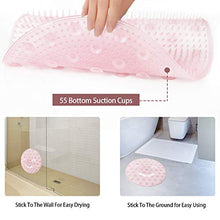 Carica l'immagine nel visualizzatore di Gallery, Lanthour Pad Massaggio Doccia Antiscivolo per Massaggiare Rosa Ciliegia - Ilgrandebazar