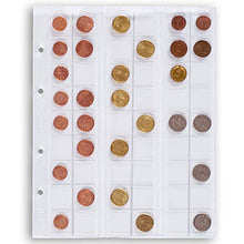 Carica l'immagine nel visualizzatore di Gallery, coin sheets OPTIMA, for 54 coins up to 20 mm Ø, clear - Ilgrandebazar