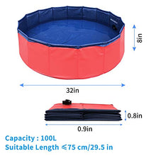 Carica l'immagine nel visualizzatore di Gallery, Delicacy Piscina per Cani Bambini Piegevole Vasca da...