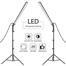 Carica l'immagine nel visualizzatore di Gallery, Neewer Kit d’Illuminazione Luce 60 LED da Studio 2pz Bastone LED...