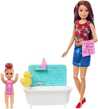 Carica l'immagine nel visualizzatore di Gallery, Barbie Bambola Skipper Caucasica Babysitter con Vasca da Bagno, Bambina Che... - Ilgrandebazar