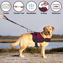 Carica l'immagine nel visualizzatore di Gallery, SlowTon Pettorina per Cani No Pull, Collo e Torace Regolabili M2, Borgogna2