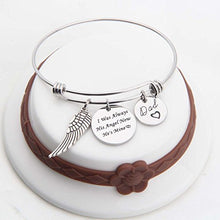 Carica l'immagine nel visualizzatore di Gallery, Ensianth Bracciale rigido con ciondoli, tra cui l’ala di un angelo, in... - Ilgrandebazar
