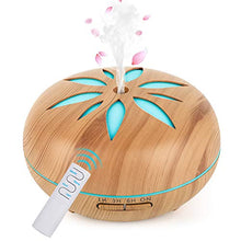 Carica l'immagine nel visualizzatore di Gallery, Diffusore di Aroma 550 ML, GeeRic Ultrasuoni Umidificatore Marrone. - Ilgrandebazar
