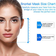 Carica l'immagine nel visualizzatore di Gallery, Elegear 2020 Maschera Snorkeling 180° Visibile Subacquea L/XL, Nero