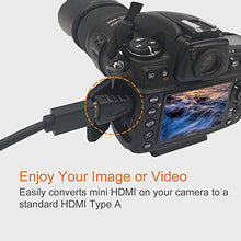 Carica l'immagine nel visualizzatore di Gallery, VCE 2 Pezzi Adattatore Mini HDMI maschio a femmina 3D&amp;4K Connettore...