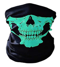 Carica l'immagine nel visualizzatore di Gallery, Passamontagna Teschio - Cranio - Metà Volto - Maschera - Taglia unica, Verde - Ilgrandebazar