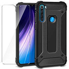 Carica l'immagine nel visualizzatore di Gallery, AROYI Cover Xiaomi Redmi Note 8 + Pellicola Protettiva in Vetro Nero - Ilgrandebazar