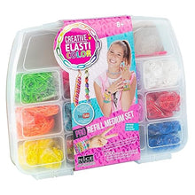 Carica l'immagine nel visualizzatore di Gallery, Elasticolor Pro Refill Set Medio, Scatola con Elastici colorati per costruire Braccialetti e Collane - Nice Group, 03004