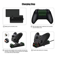Carica l'immagine nel visualizzatore di Gallery, KINGTOP Ricarica Controller Xbox one con batteria ricaricabile 2x 1200mAh...